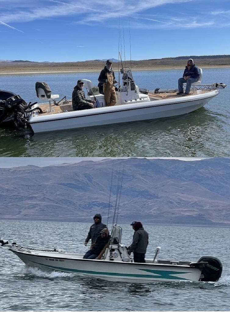 Fly Fishing Boat Charter Pyramid Lake - Laceys Guide Service