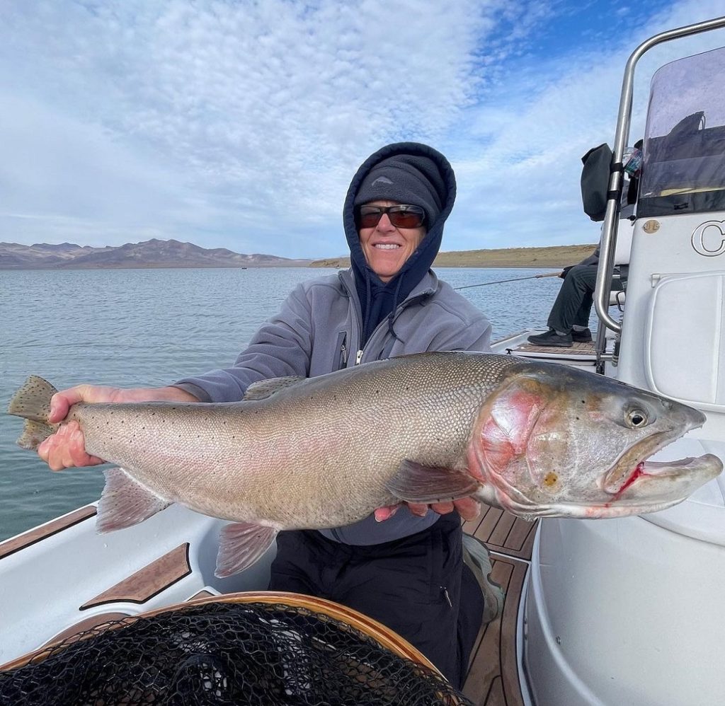 Pyramid Lake - Pilot Peak Lahontan Cutthroat Trout in the Shallows - 11-2023