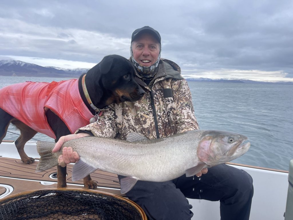Fly Fishing Guide Pyramid Lake- February 2024 Lahontan Cutthroat Trout