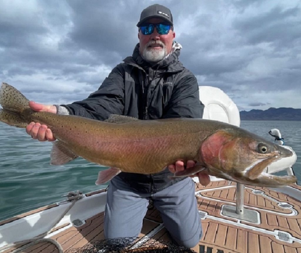 Pyramid Lake Fly Fishing Guides - February 2024 Lahontan Cutthroat Trout
