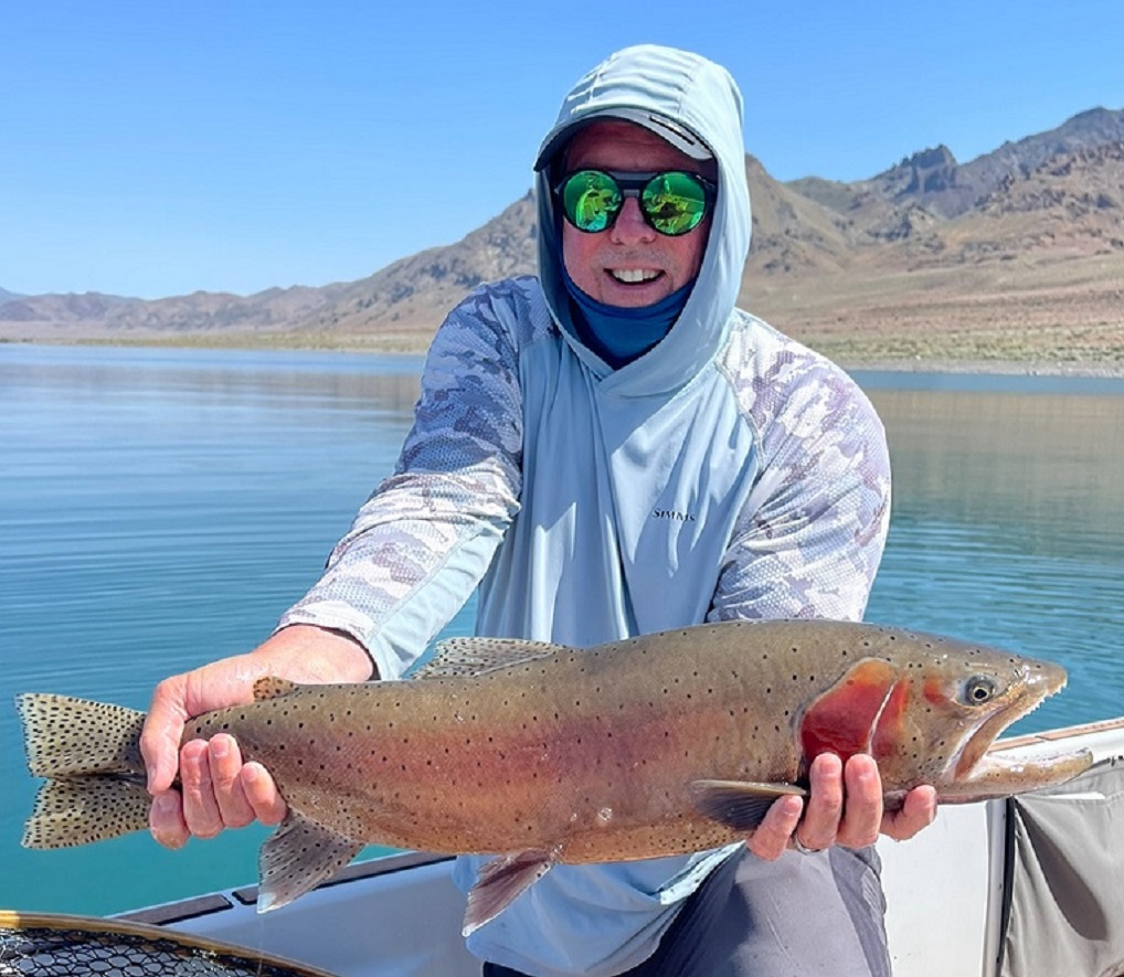 Fly Fishing Pyramid Lake - Lahontan Cutthroat Trout Summit - Laceys Guide Service - May 2024