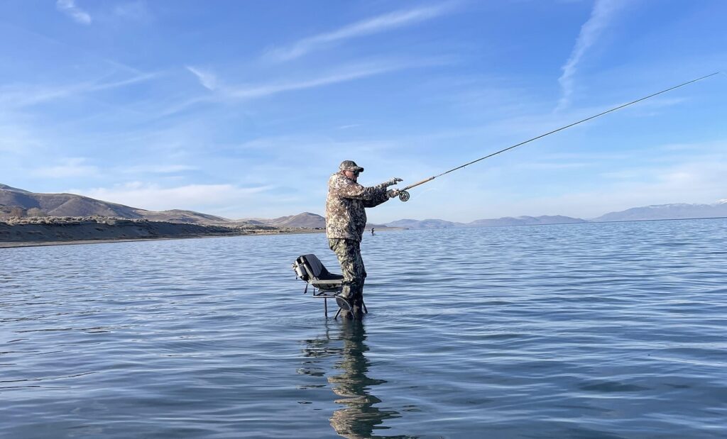 Fly Fishing Pyramid Lake by Ladder