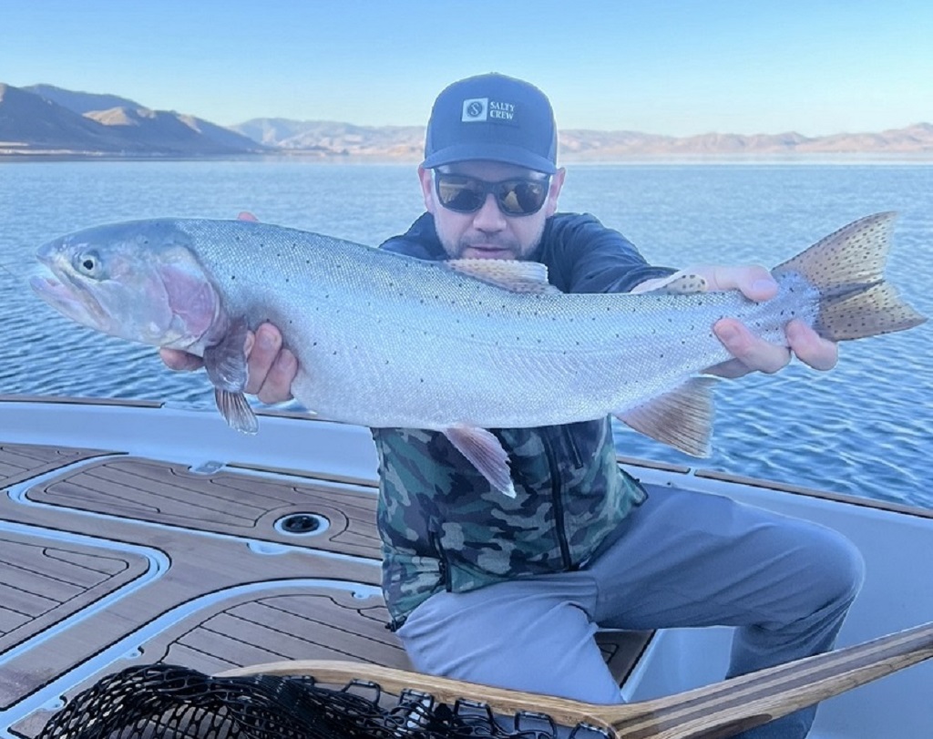 Pyramid Lake in April - Pilot Peak Lahontan Cutthroat Trout