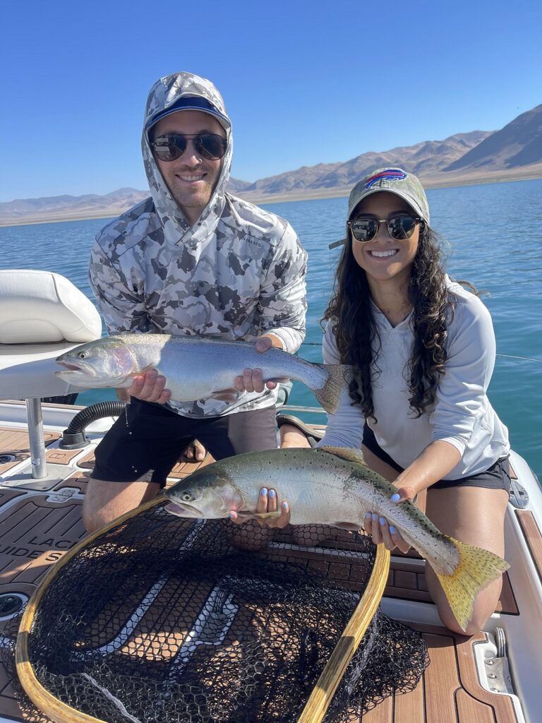 Doulbe to the Boat - Lahontan Cutthroat Trouts Pilot Peaks - Pyramid Lake June 2024