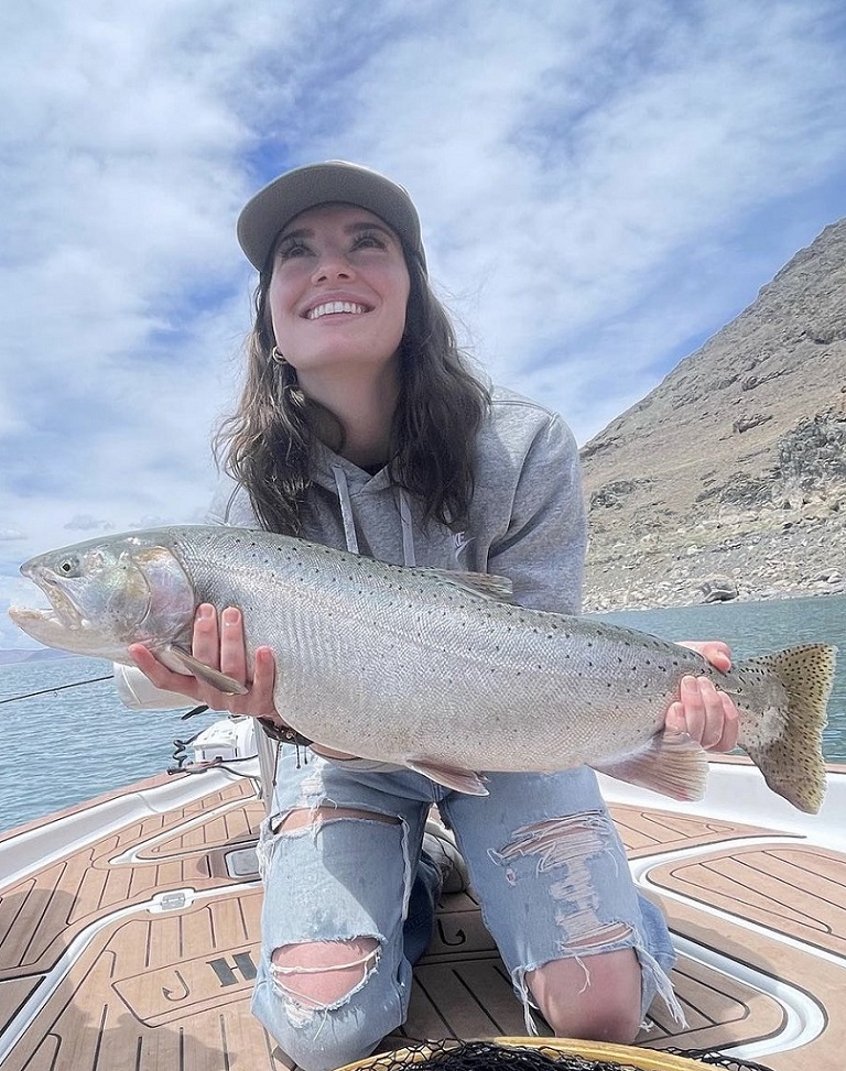 Fly Fishing Pyramid Lake Lahontan Cutthroat Trout - May 2024 - Laceys Guide Service