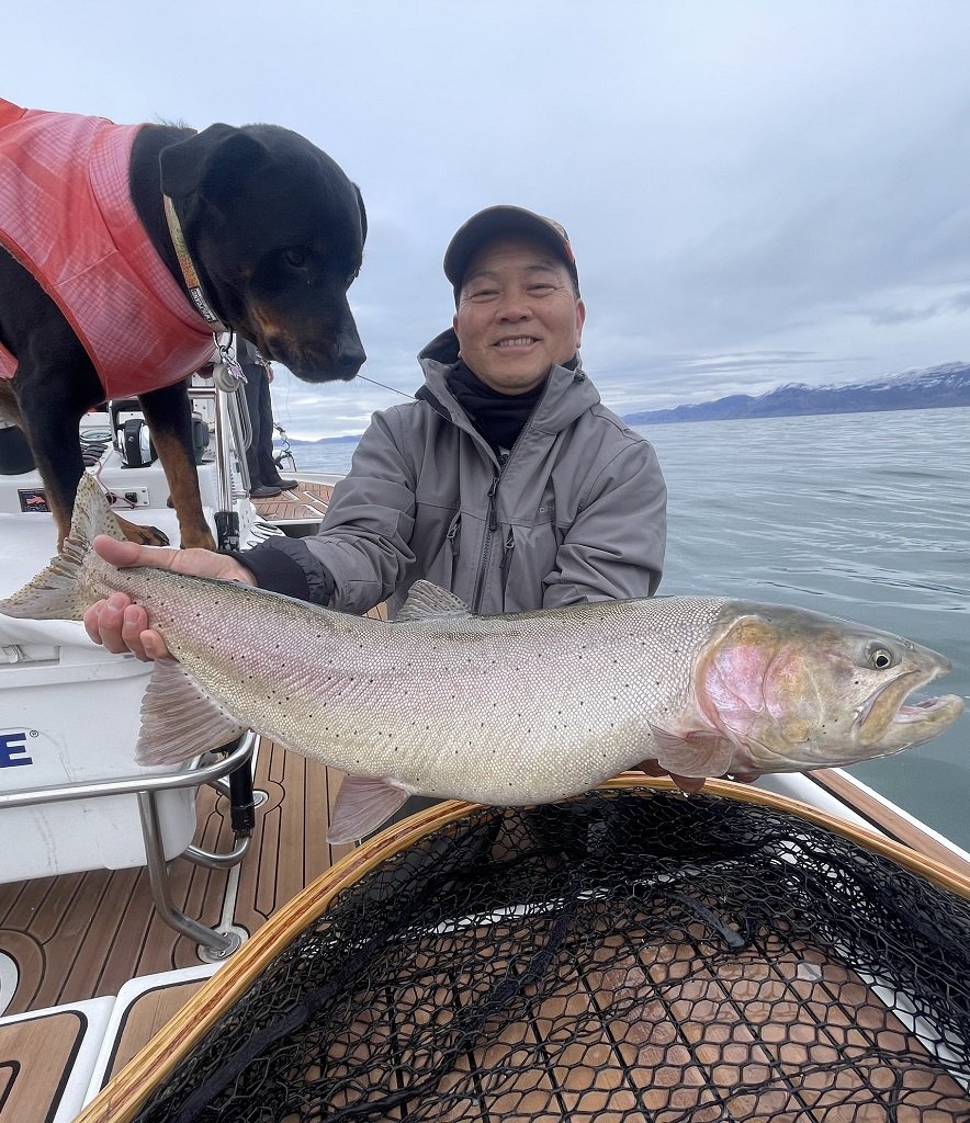 Pyramid Lake Fly Fishing Guide - Lahontan Cutthroat Trout 23 LBS February 2024