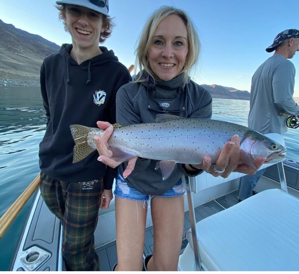 Pyramid Lake Fly Fishing June 2024 - Beautiful Lahontan Cutthroat Trout