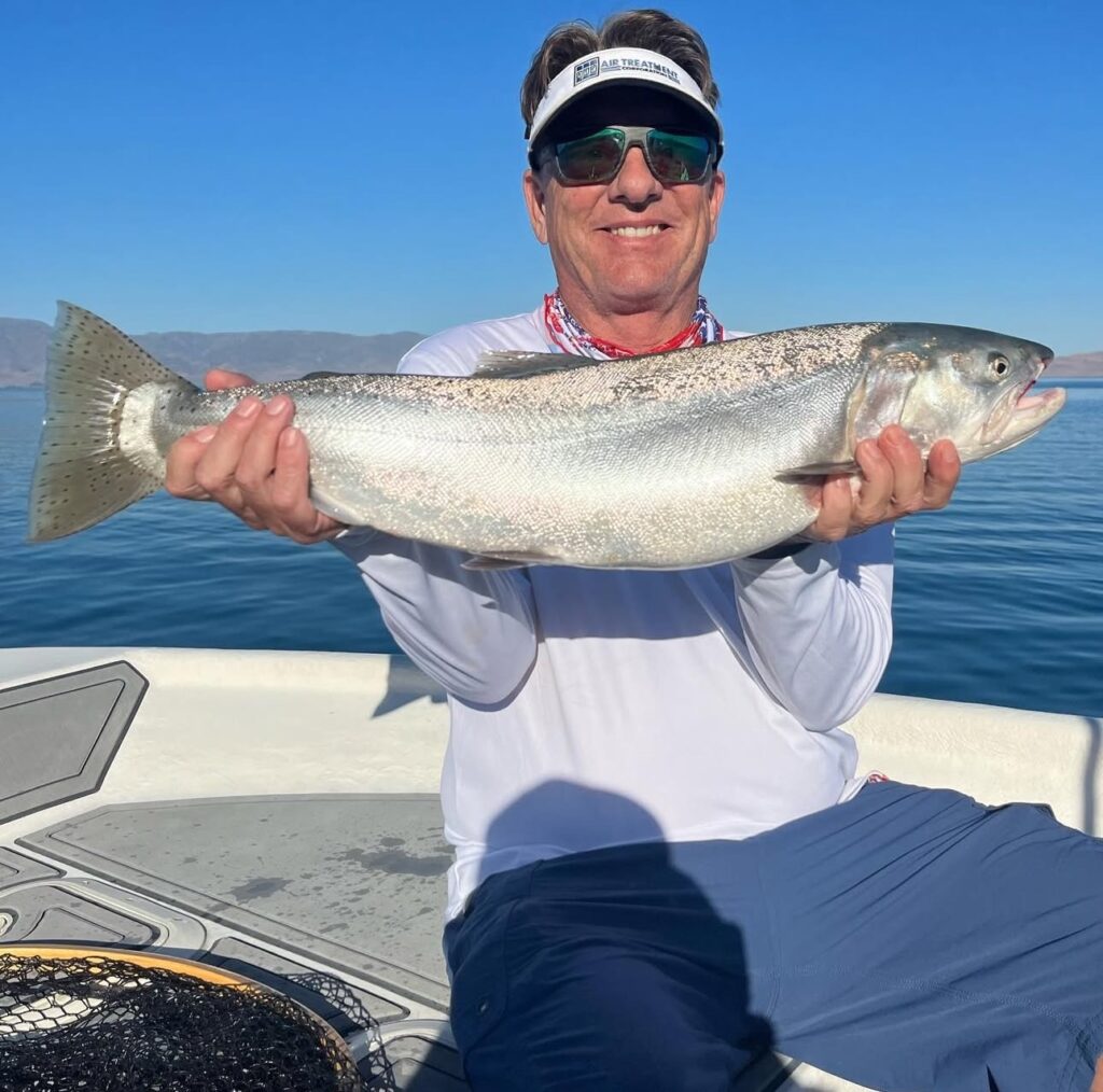 Pyramid Lake Fly Fishing June 2024 - Lahontan Cutthroat Trout