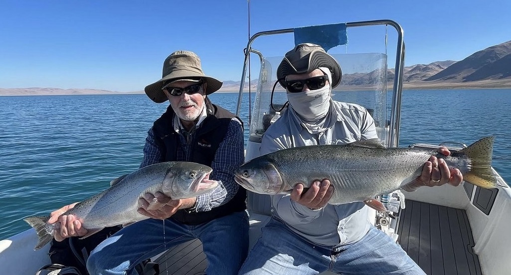 Pyramid Lake Guided Fly Fishing Trip- Double - June 2024 - Lahontan Cutthroat Trout