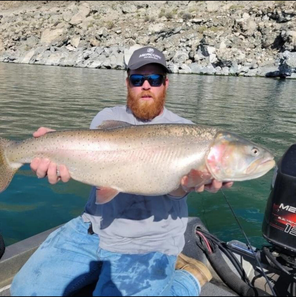 Fly Fishing Pyramid Lake October 2024 - 21 LBS Lahontan Cutthroat Trout