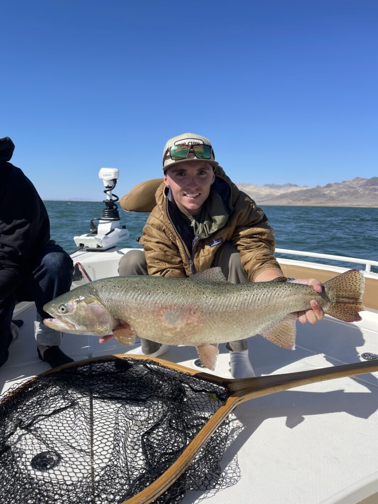 Pyramid Lake Fly Fishing October 2024 - 21 LBS Lahontan Cutthroat Trout