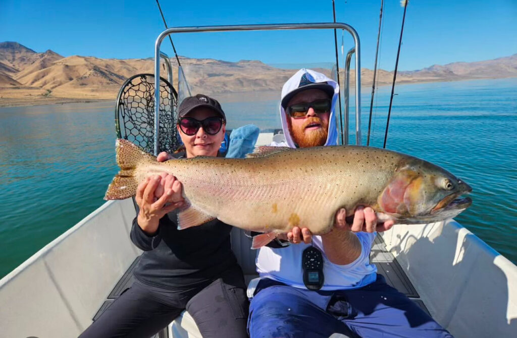 Pyramid Lake Fly Fishing October 2024 - Giant Lahontan Cutthroat Trout