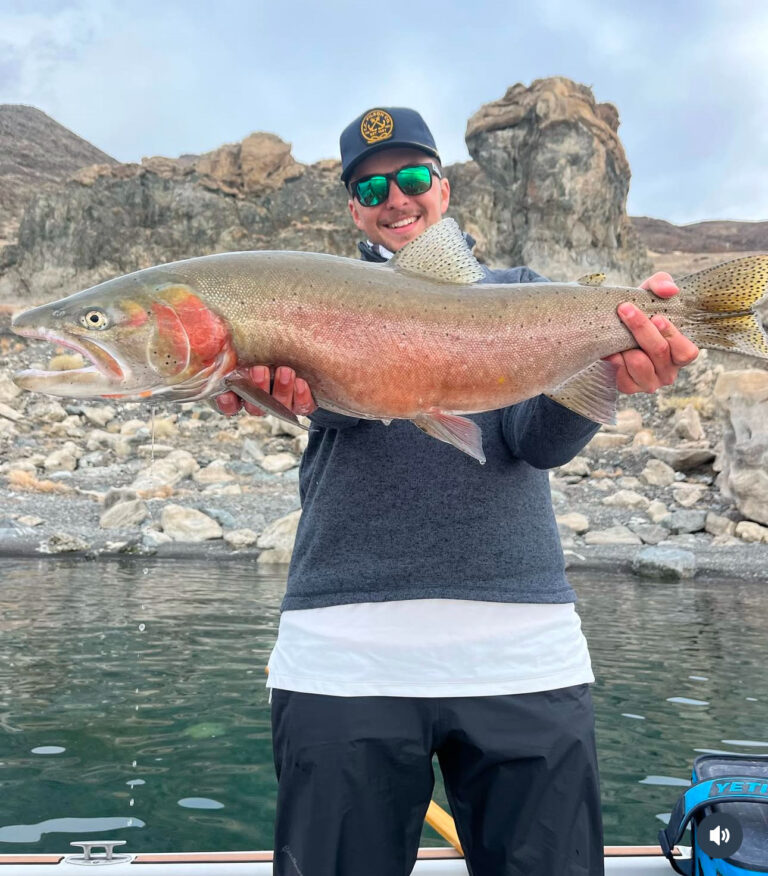 Fly Fishing Pyramid Lake November 2024 Lahontan Cutthroat Trout