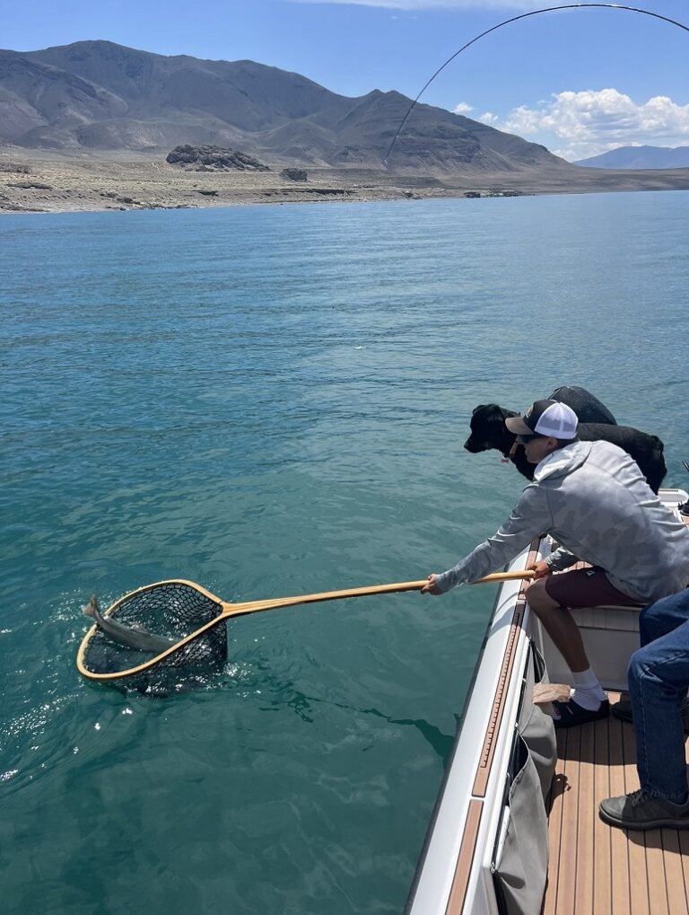 Fly Fishing Pyramid Lake - Big Fish Big Net