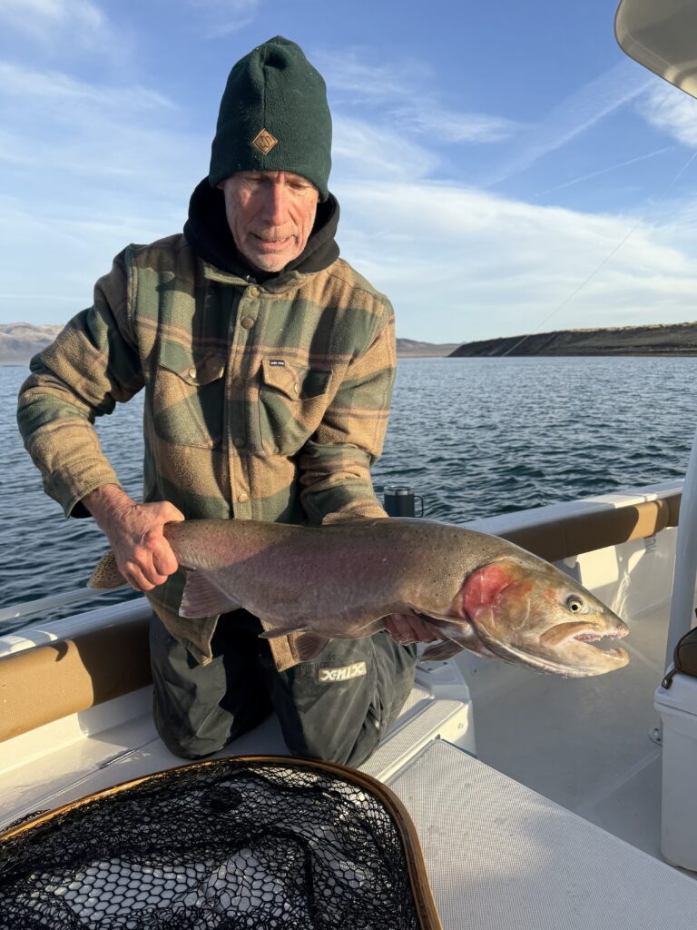 Pyramid Lake Fly Fishing December 2024 Lacey;s Guide Service