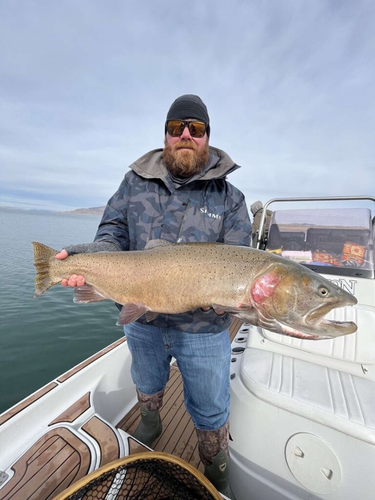 Pyramid Lake Fly Fishing - December 2024 Pilot Peak strain