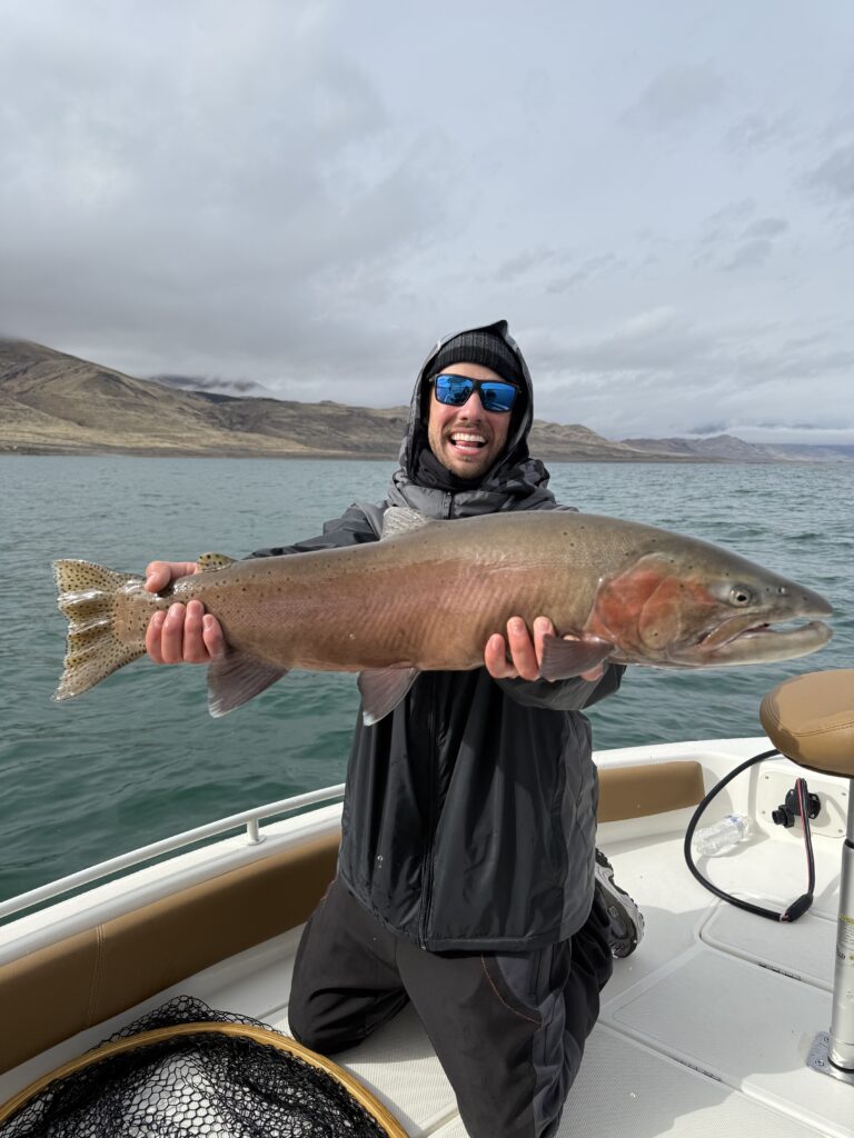 Pyramid Lake Fly Fishing January 2025 Trophy Trout