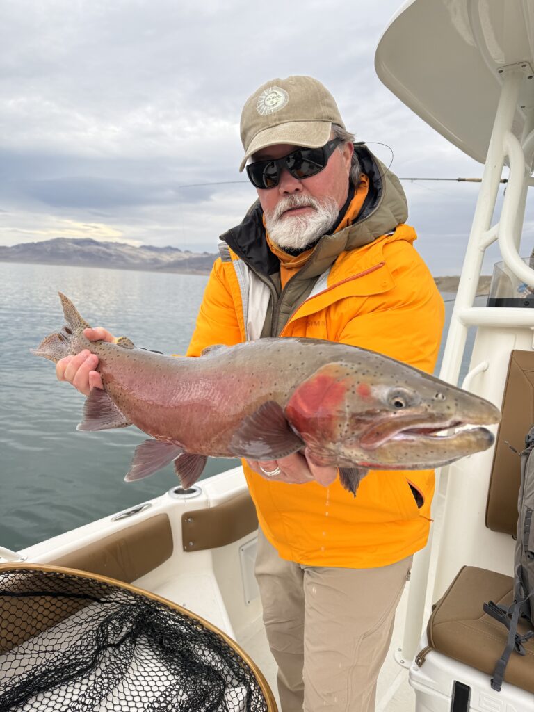 Pyramid Lake Fly Fishing Trophy Lahontan Cutthroat Trout Summit January 2025