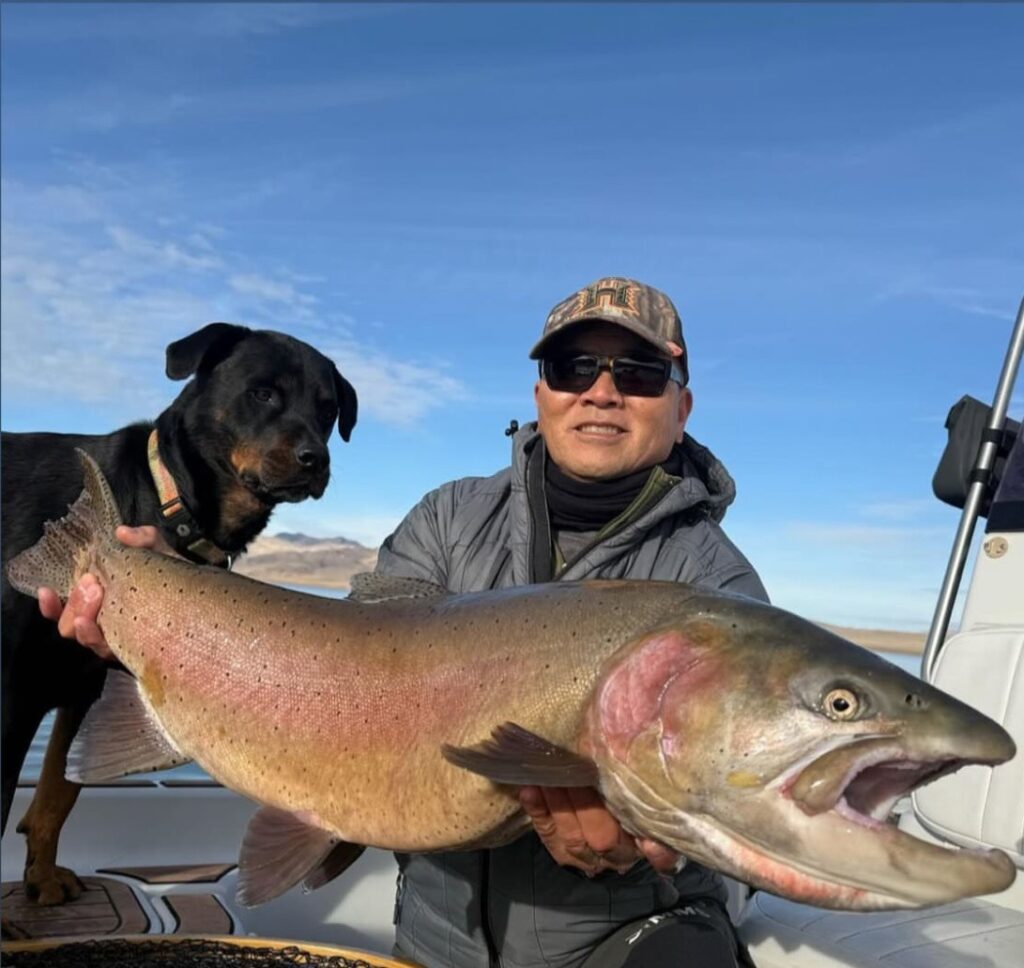 Pyramid Lake Fly Fishing - Lahontan Cutthroat Trout December 2024