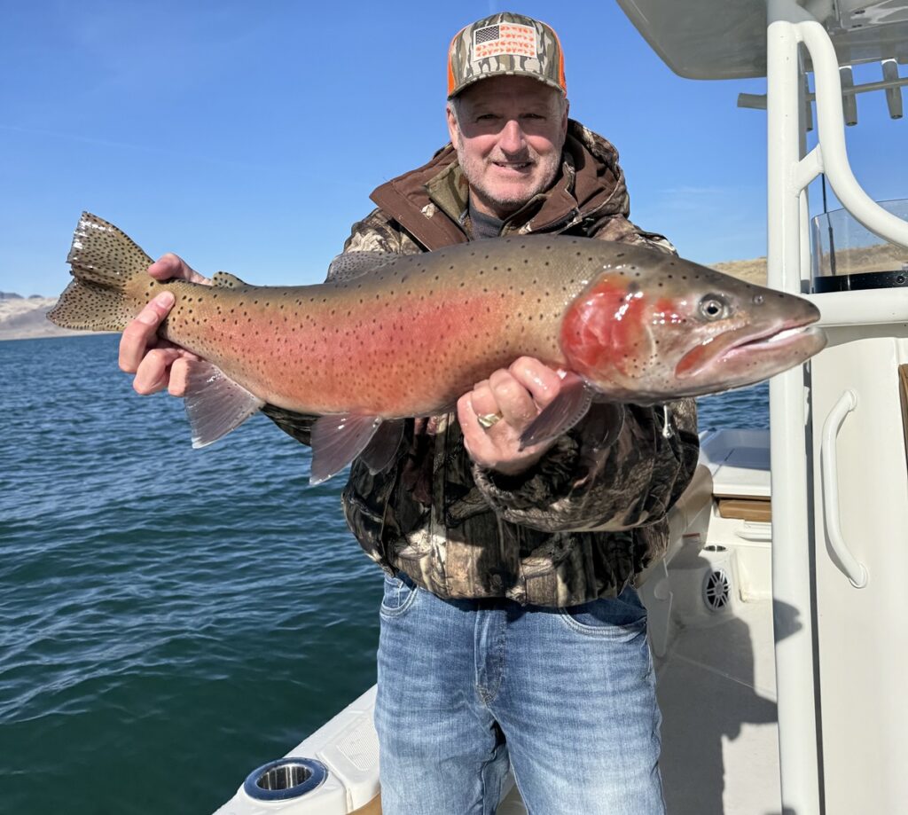 Pyramid Lake Fly fishing February 2025