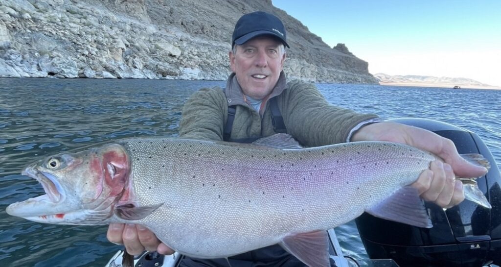 Pryamid Lake Fly Fishing - Pilot Peak Hog