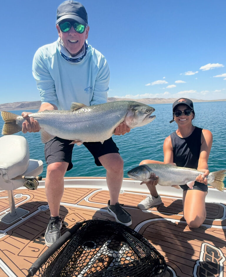 22 LBS Lahontan Cutthroat Trout June 2025 Pyramid Lake Fly Fishing