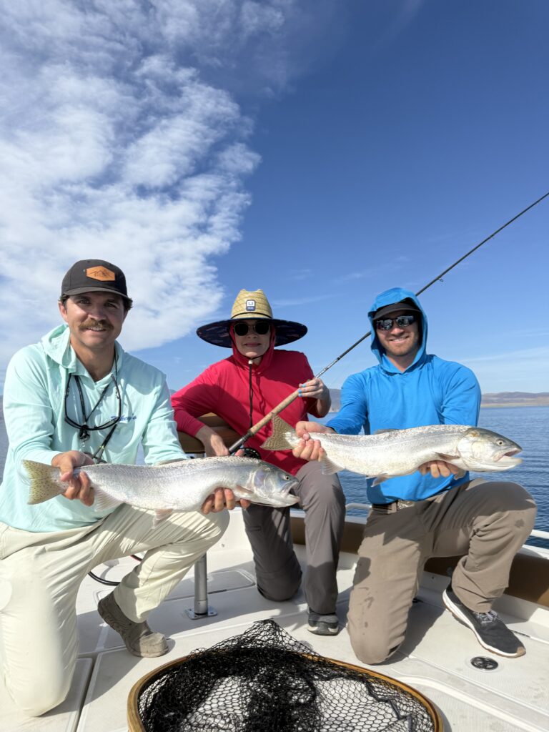 Double Hook Up Laceys Guide Service June 2025 Pyramid Lake Nevada