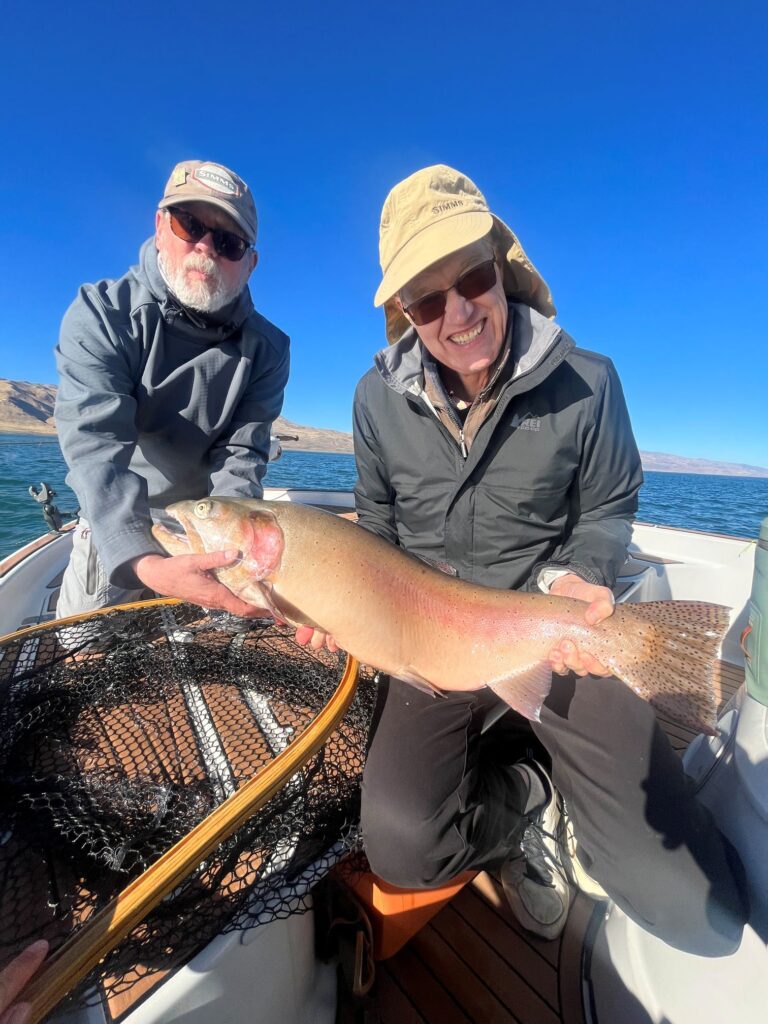Fly fishing Guide Pyramid Lake Oct 2025