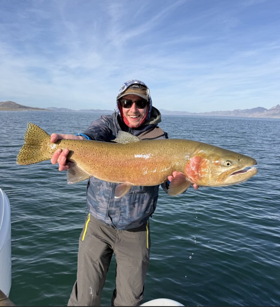 Pyramid Lake Fly Fishing Guides- January 2026 Laceys Guide Service