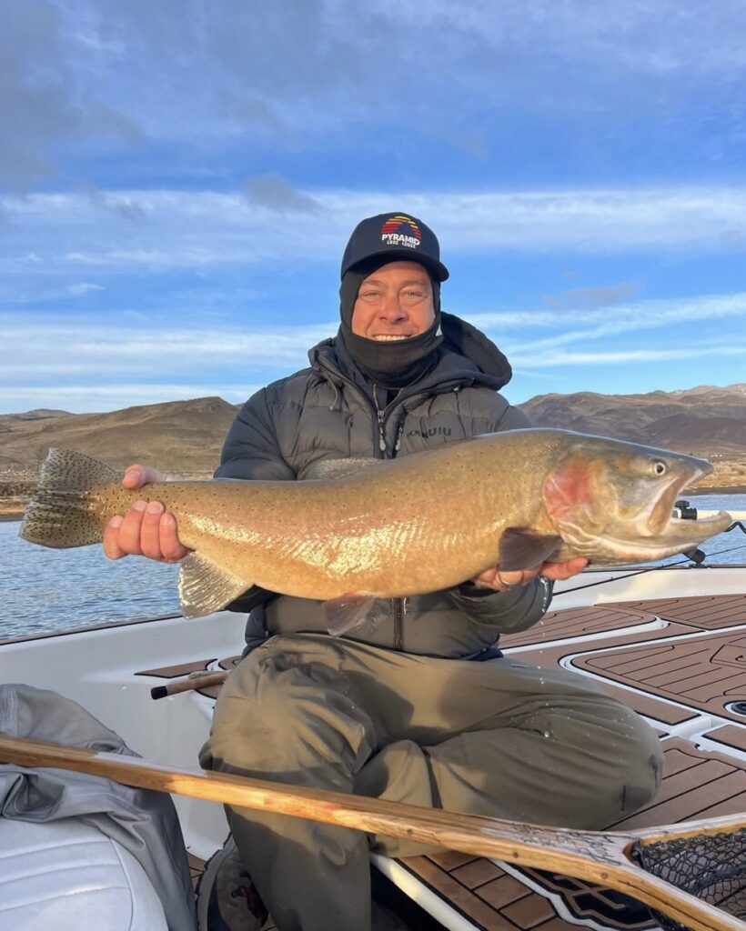 Fishing Pyramid Lake in February 2026