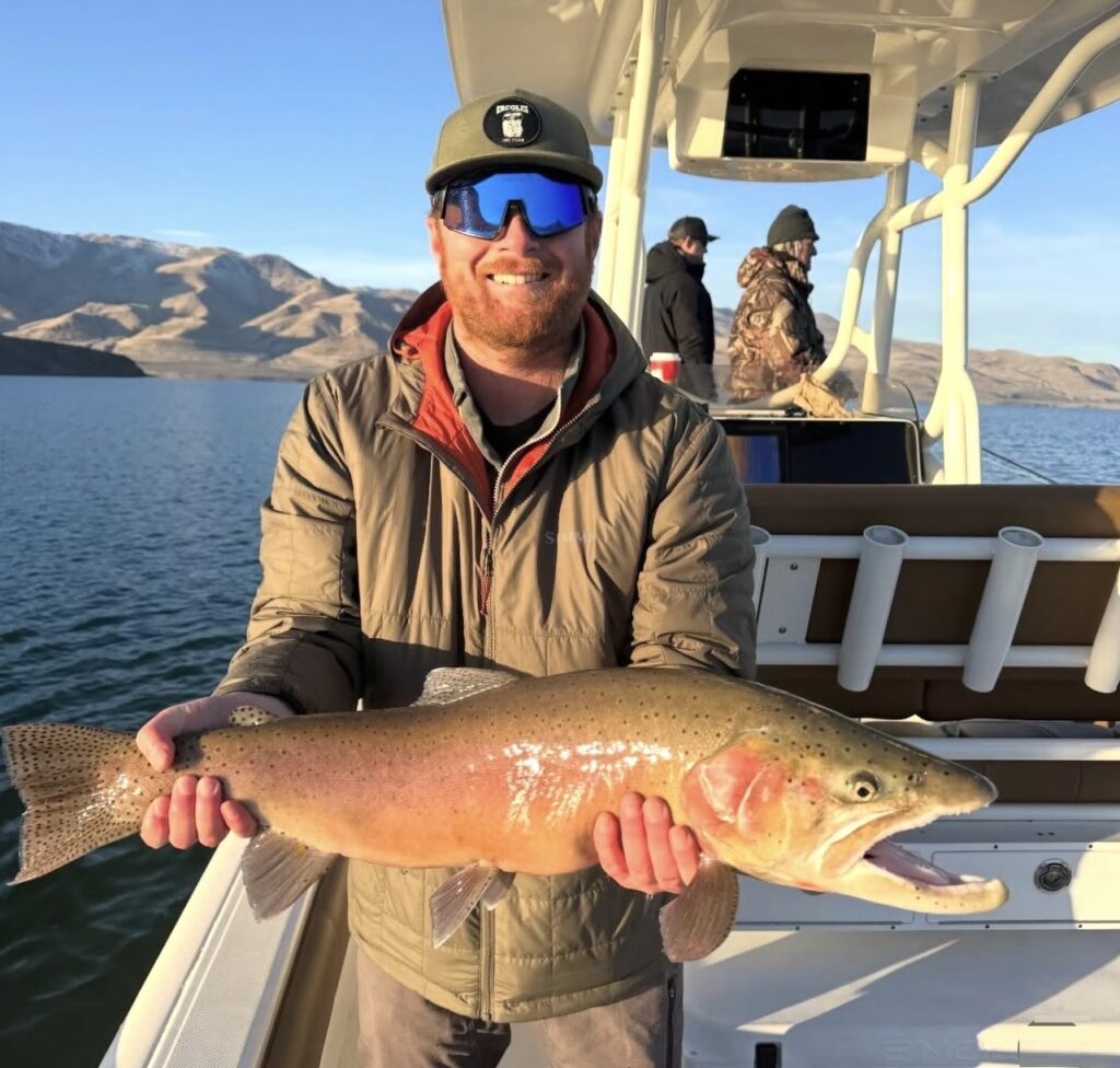 Fishing Pyramid Lake in February 2026 Lahontan Cutthroat Trout