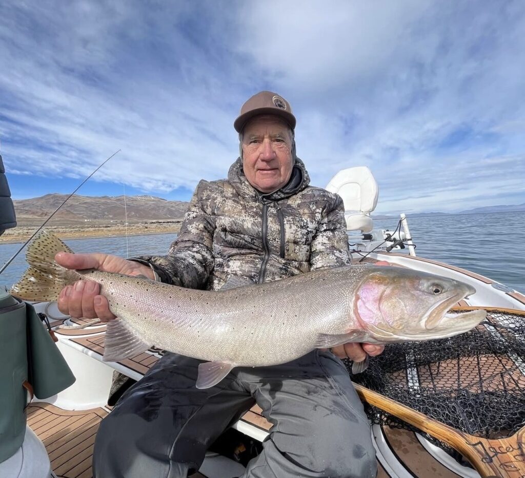 Fly Fishing Pyramid Lake February 2026 - Lahontan Cutthroat Trout