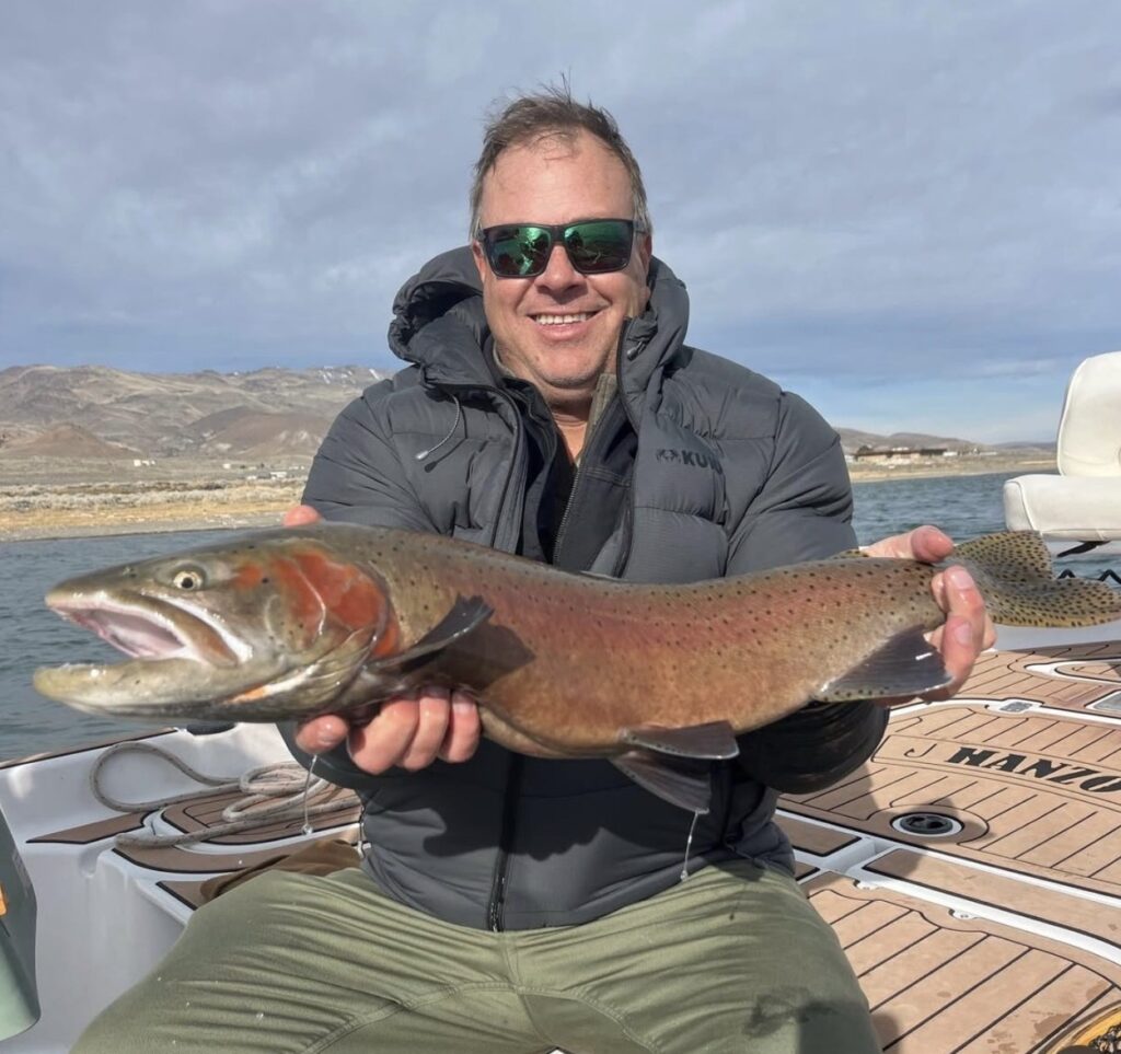Pyramid Lake Nevada Fishing February 2026 Lahontan Cutthroat Trout