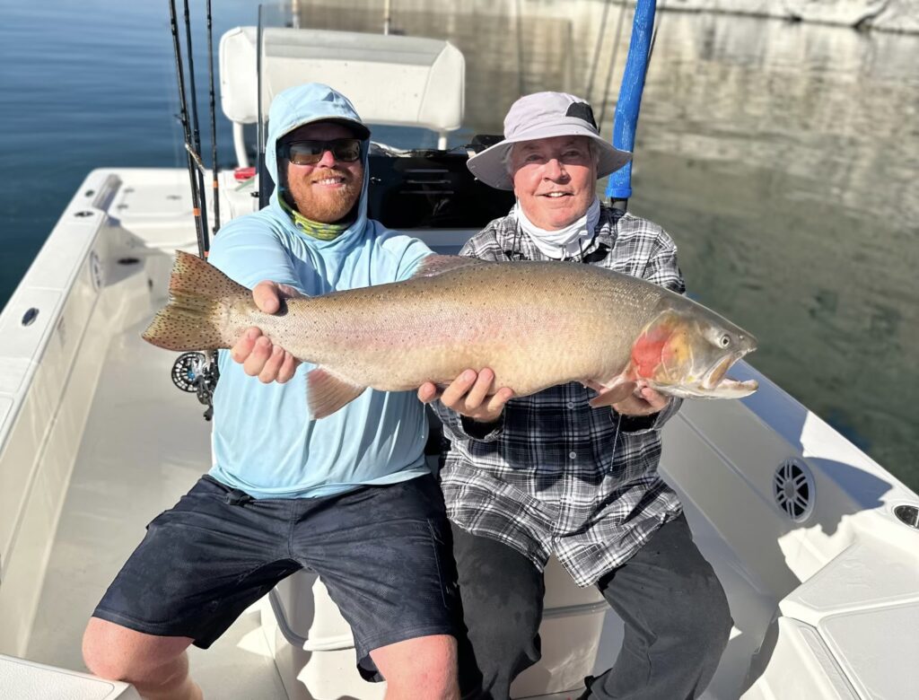 20 LBS Fly Fishng Pyramid Lake Laceys Guide Service