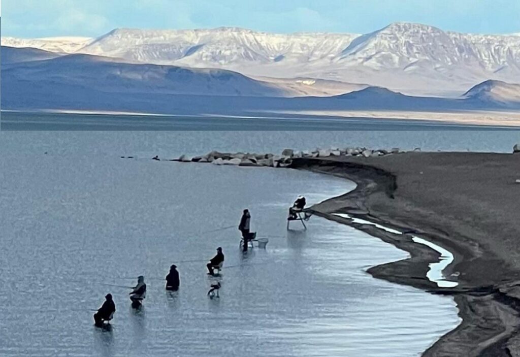 Ladder Fishing Pyramid Lake