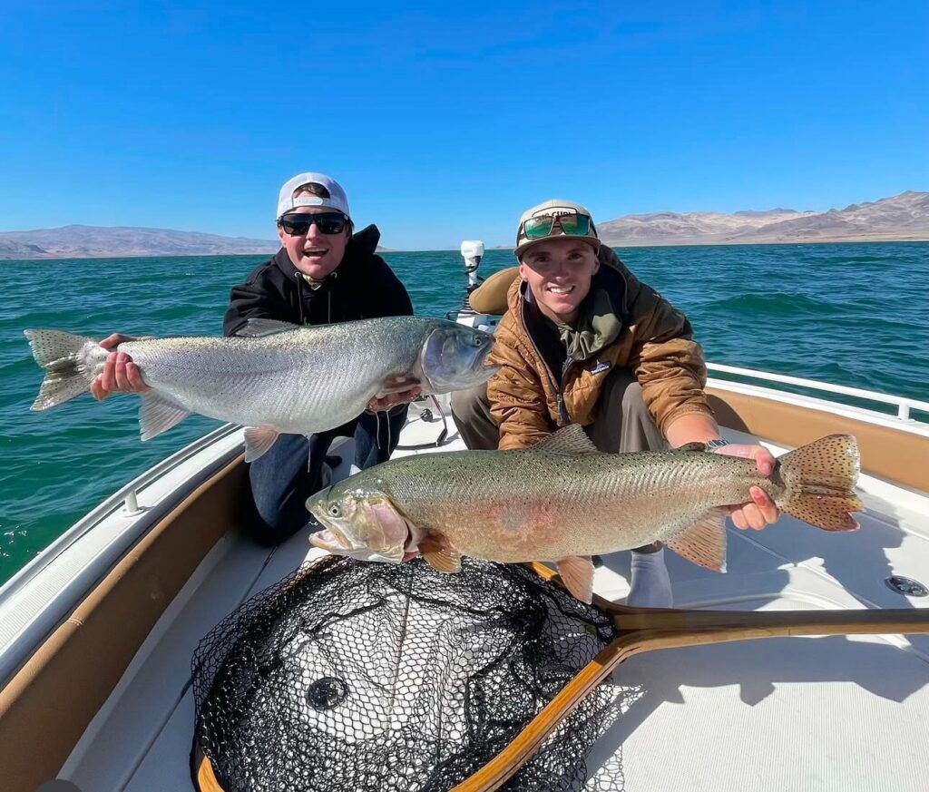 Pyramid Lake Fly Fishing 2 Trophy Lahontan Cutthroat Trout