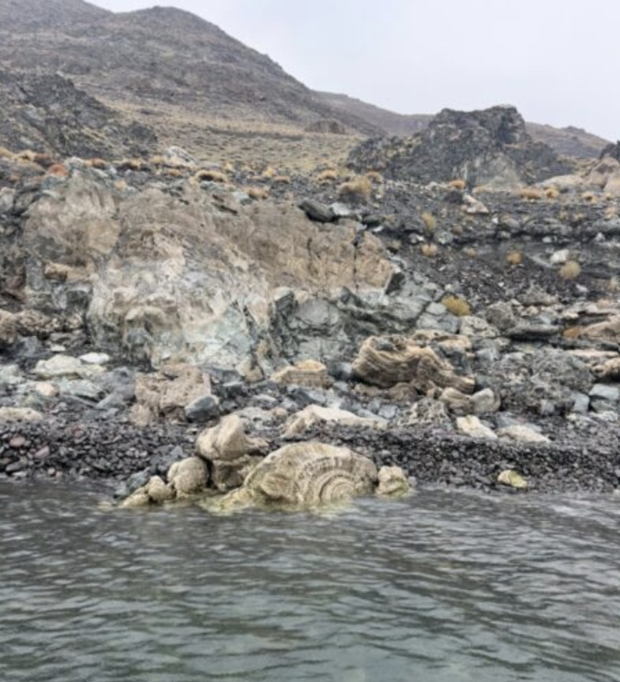 Pyramid Lake Nevada tufa formations