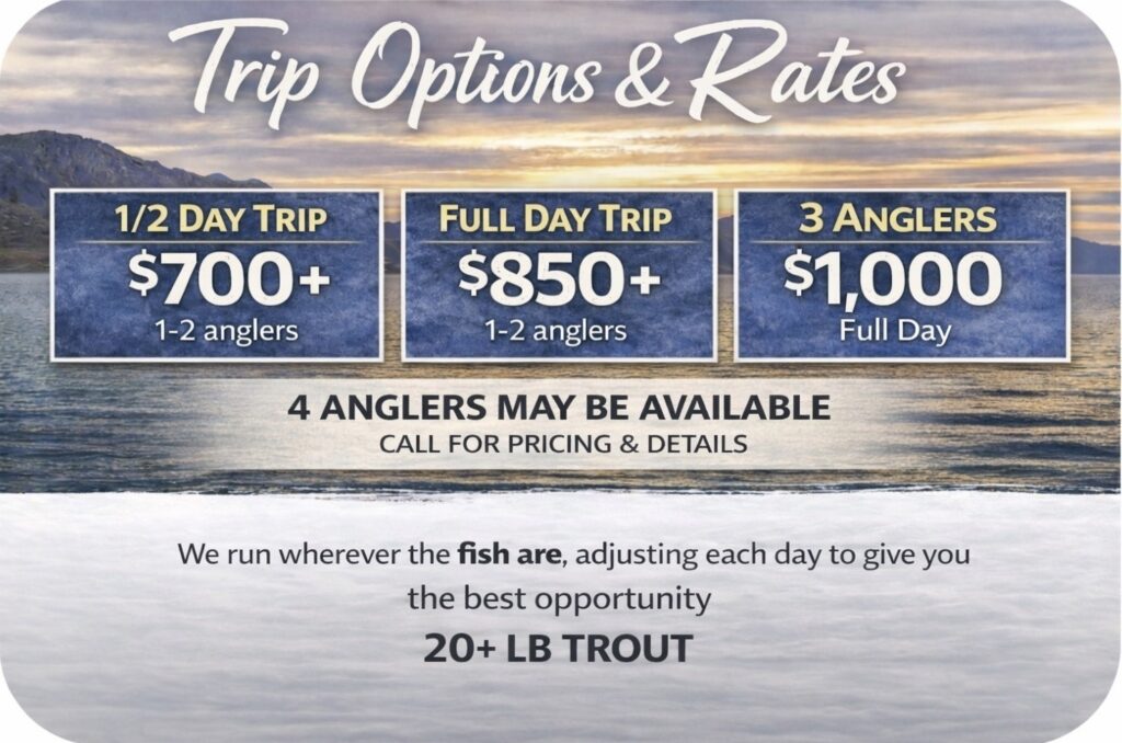 pyramid lake trophy lahontan cutthroat trout boat trip