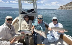 Fly Fishing Pyramid Lake - 4 to the Boat