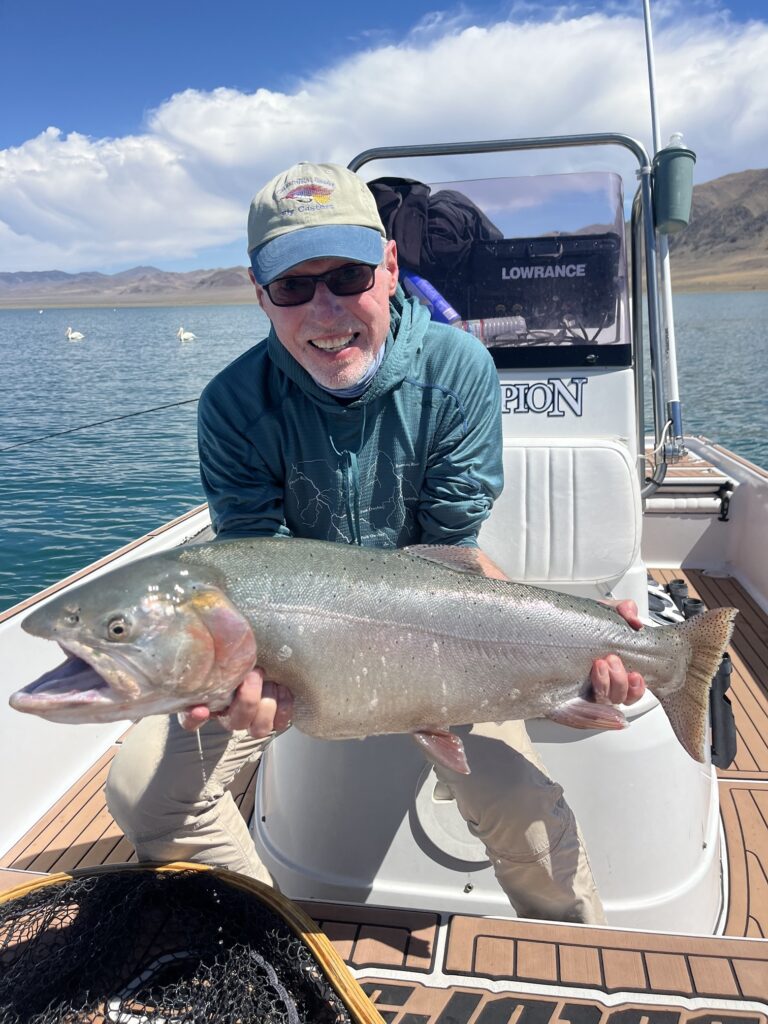 20 lbs Lahontan Cutthroat Trout - Pyramid Lake NV 6-18-26